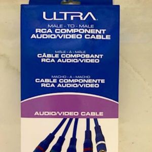 ULTRA - Male to Male RCA Component Audio/Video Cable 9FT.